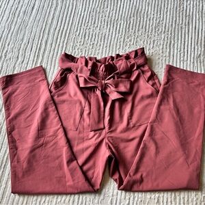 Grace Karin Women's Pants in Deep Rust